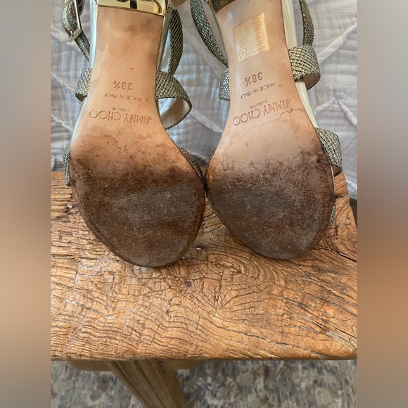 Jimmy Choo Strapped heels - size 38 1/2 - Picture 7 of 7